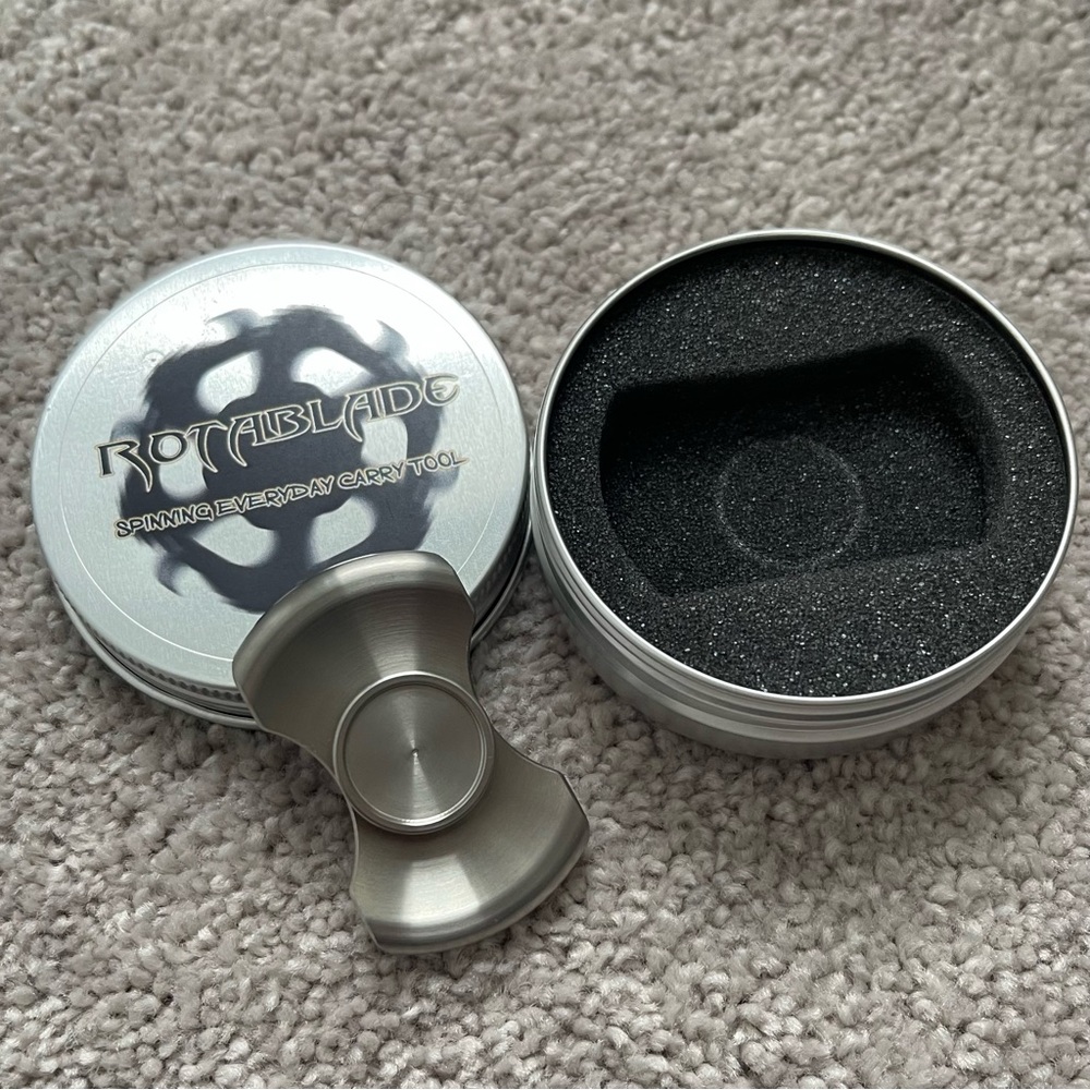 Rotablade Stainless Steel Fidget Spinner